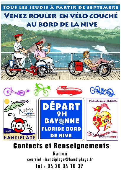 Affiche  vélo couché