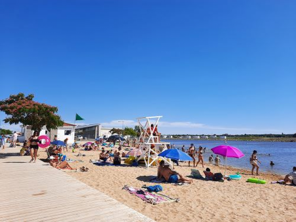 Plage plan d'eau