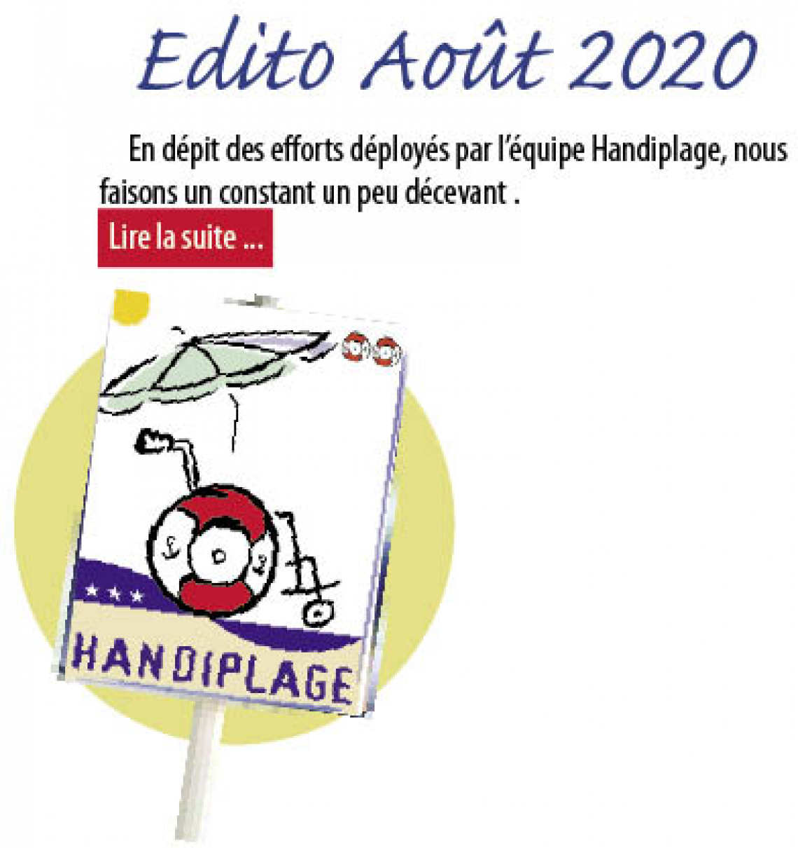 Edito été 2020