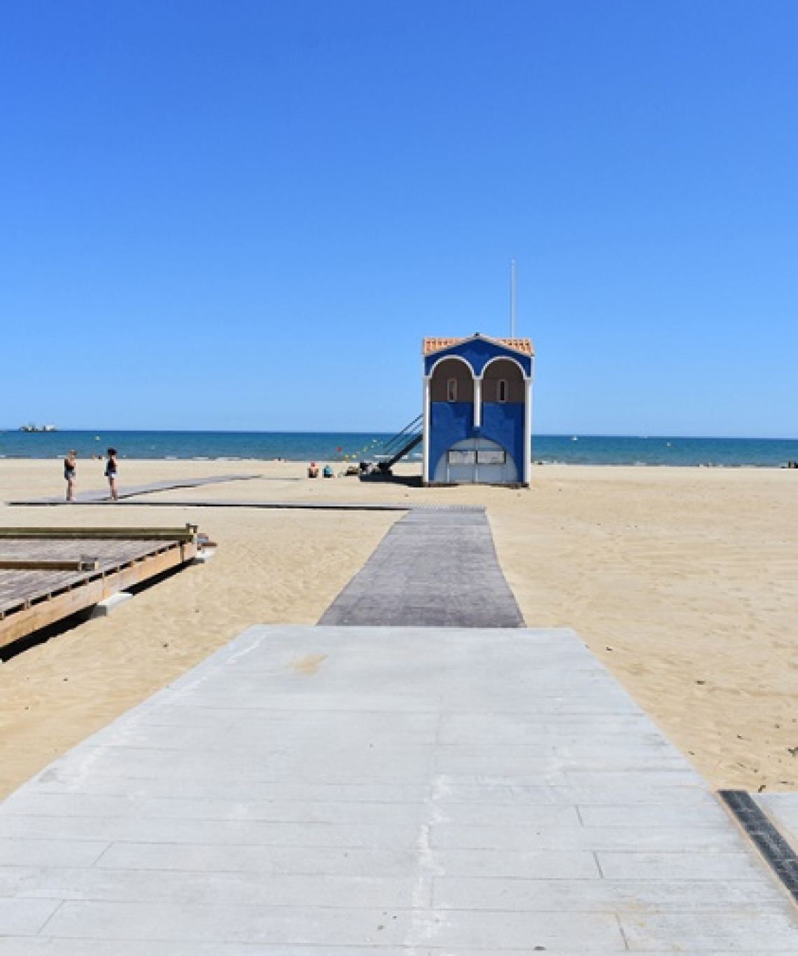 Tapis plage port la nouvelle