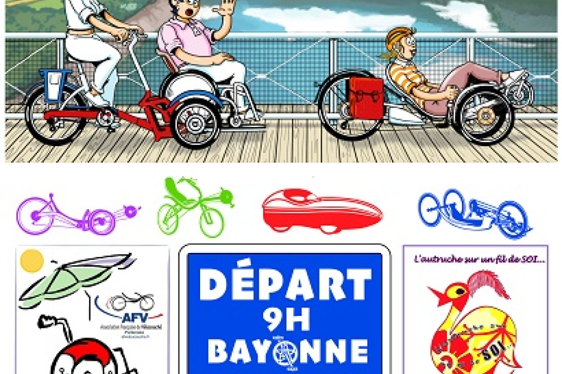 Affiche  vélo couché