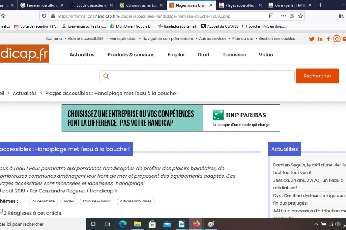 article handicap.fr