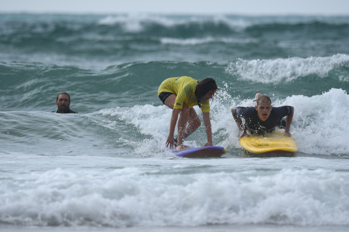 personne handi surf