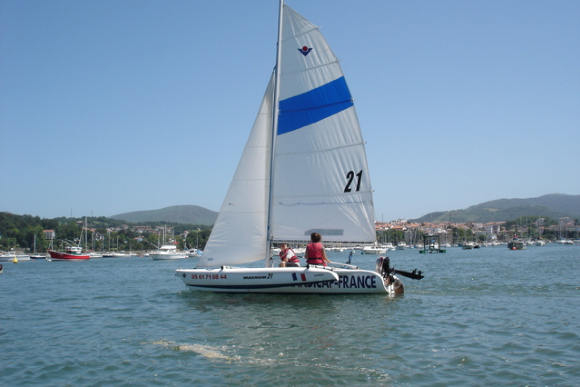 Centre nautique d'Hendaye : sortie en trimaran