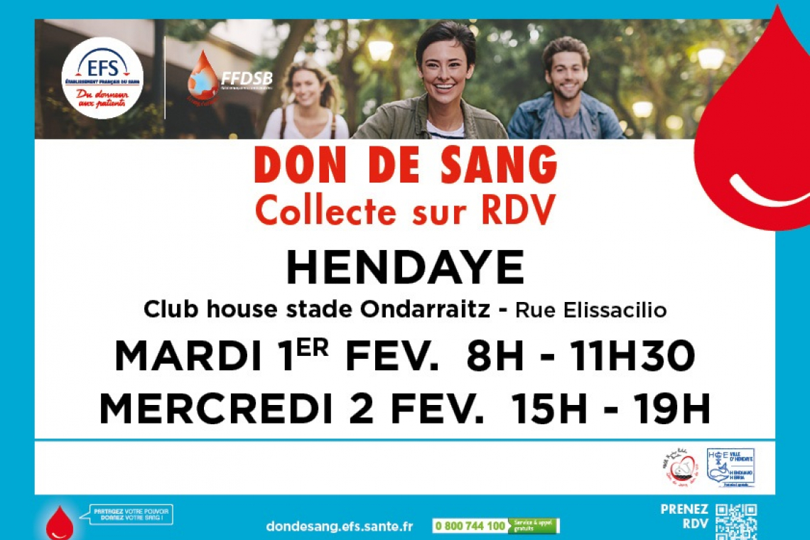 Affiche don du Sang