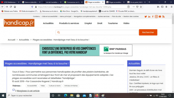 article handicap.fr