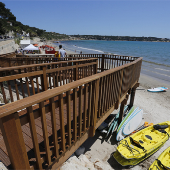 Sanary sur Mer plage du Lido